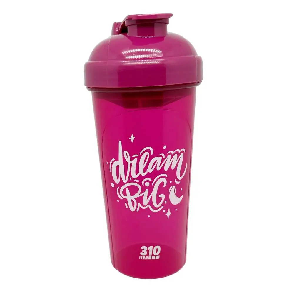 NEW 310 Nutrition Bright Pink Dream Big Shaker Cup Tumbler